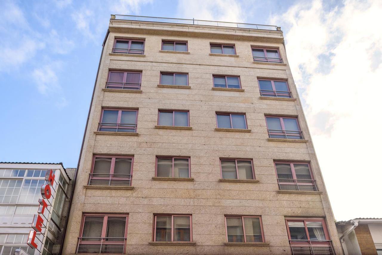 apartamento centro sanxenxo con parking gratis Esterno foto