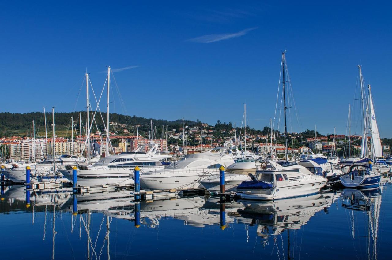 apartamento centro sanxenxo con parking gratis Esterno foto