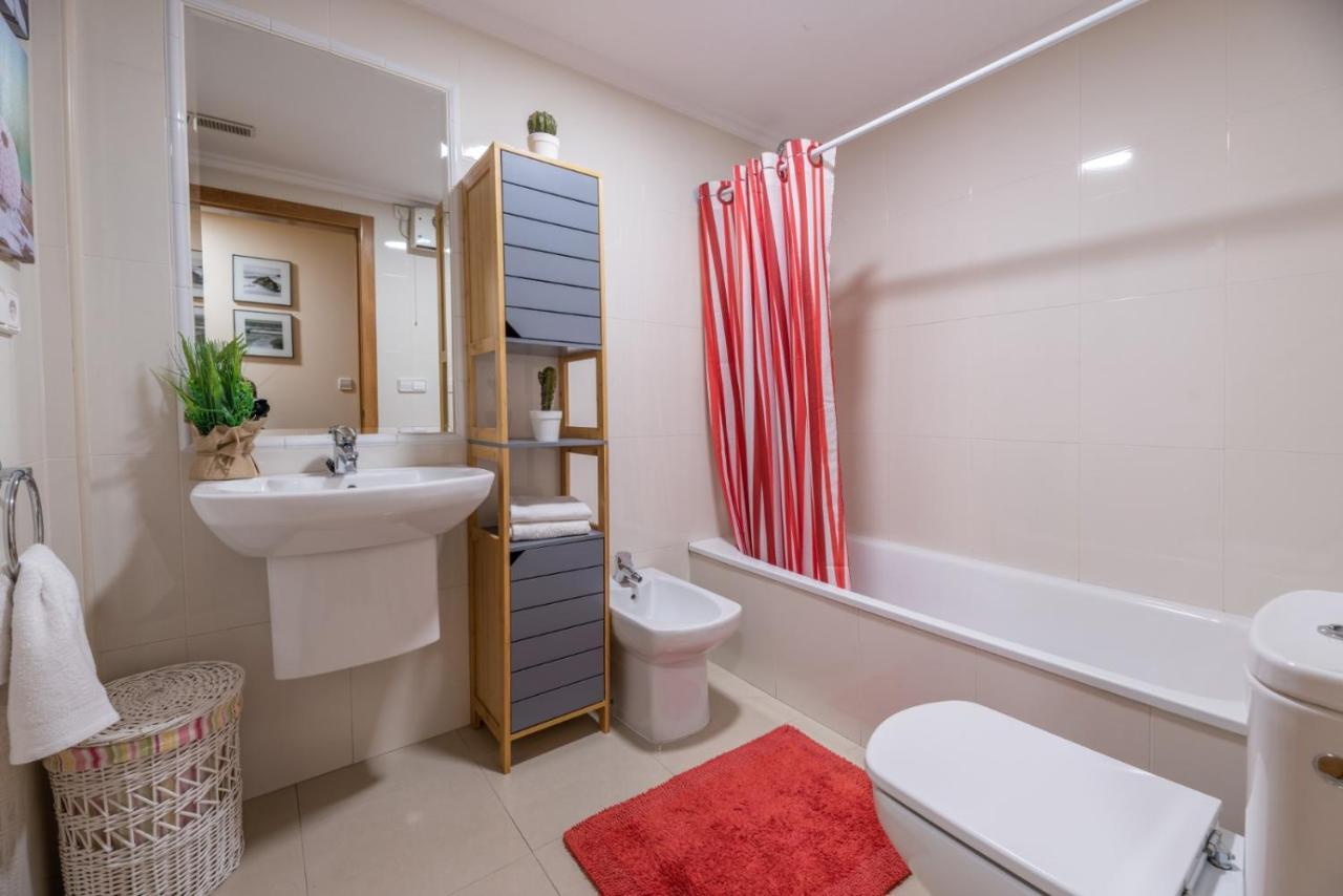 apartamento centro sanxenxo con parking gratis Esterno foto