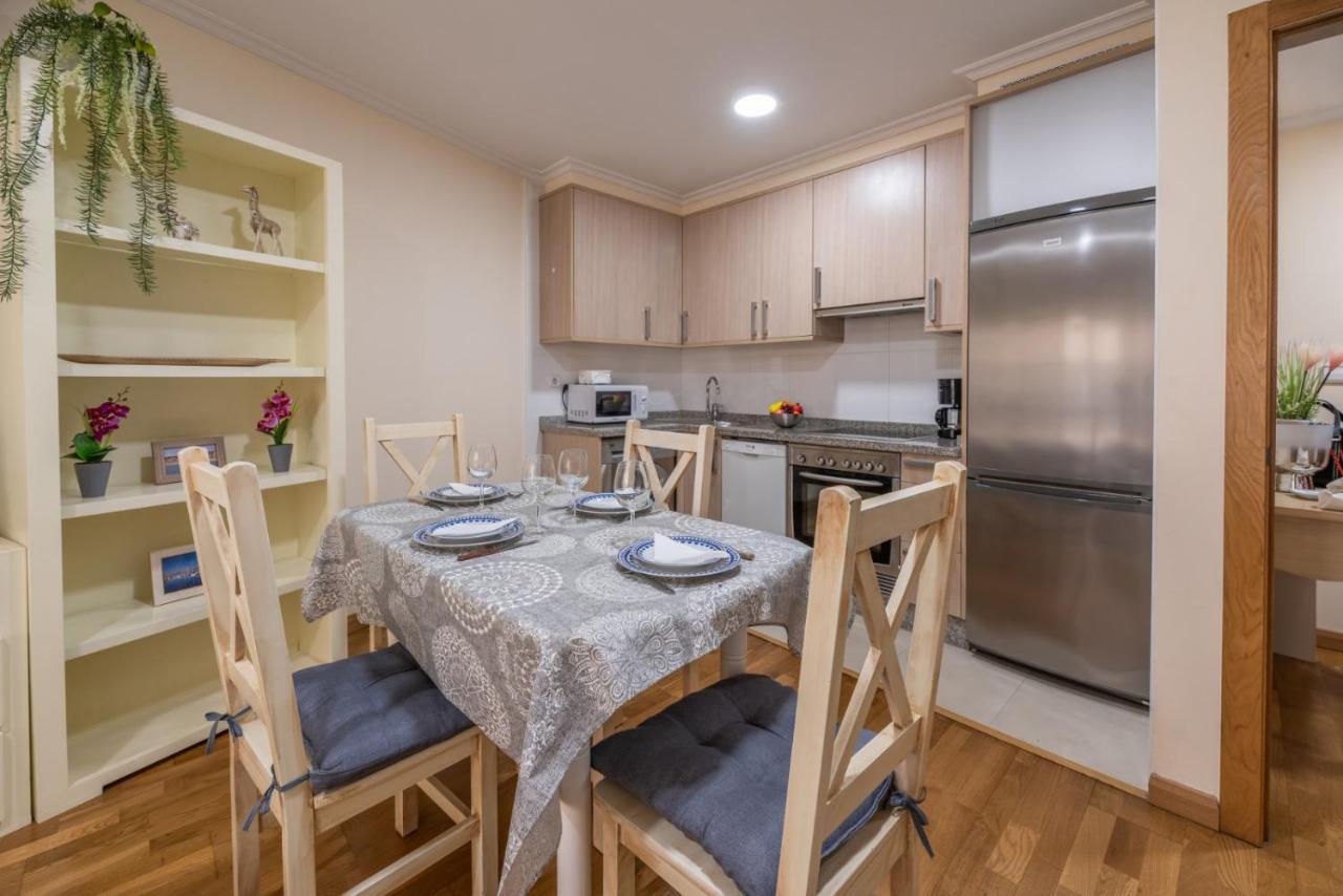 apartamento centro sanxenxo con parking gratis Esterno foto